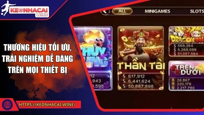 Thương hiệu tối ưu, trải nghiệm dễ dàng trên mọi thiết bị